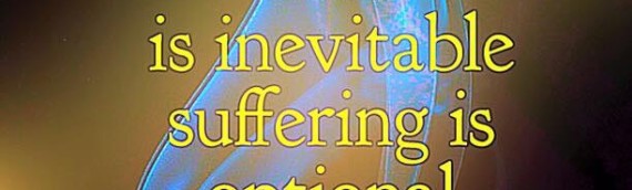 PAIN IS INEVITABLE SUFFERING IS OPTIONAL