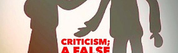 Criticism – A False Sense Of Power